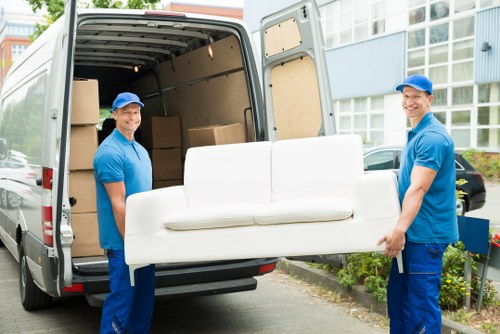 Local removal team preparing a move in Tooting