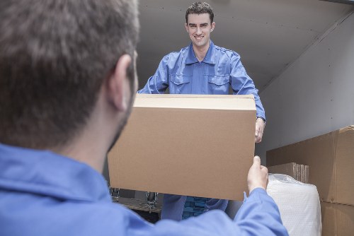 Customer complaint being recorded during a moving service review
