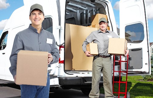 Careful handling of household furniture during a Tooting move
