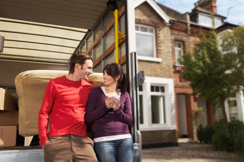 Organised loading and transport for an office move in Tooting